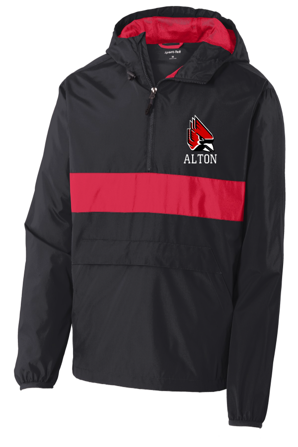 Sport-Tek Zipped Pocket Anorak JST65