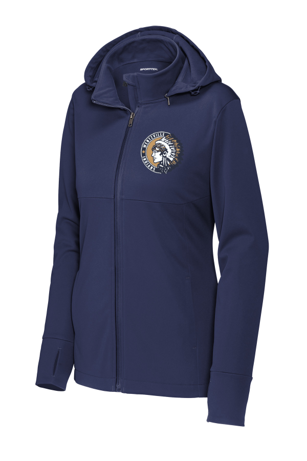 Sport-Tek Women's Hooded Soft-Shell Jacket