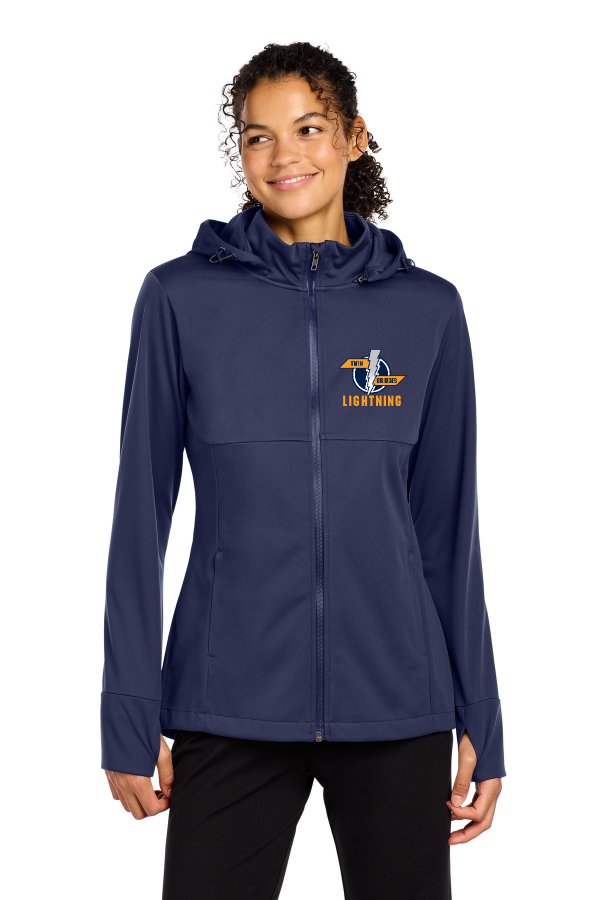 Sport-Tek Women's Hooded Soft-Shell Jacket LST980