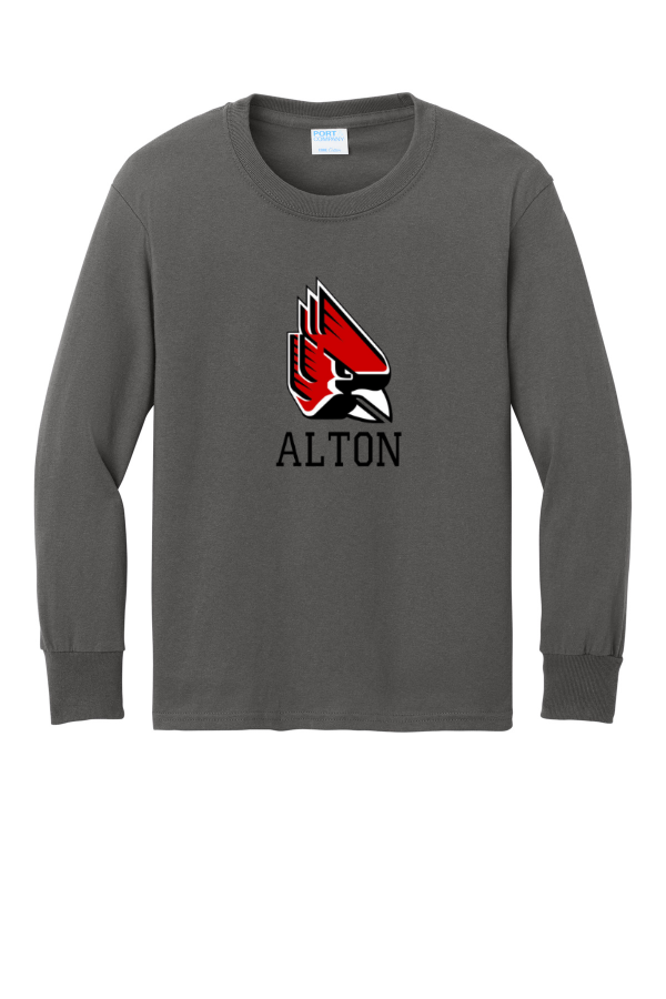 Youth Port & Company Long Sleeve Core Cotton Tee