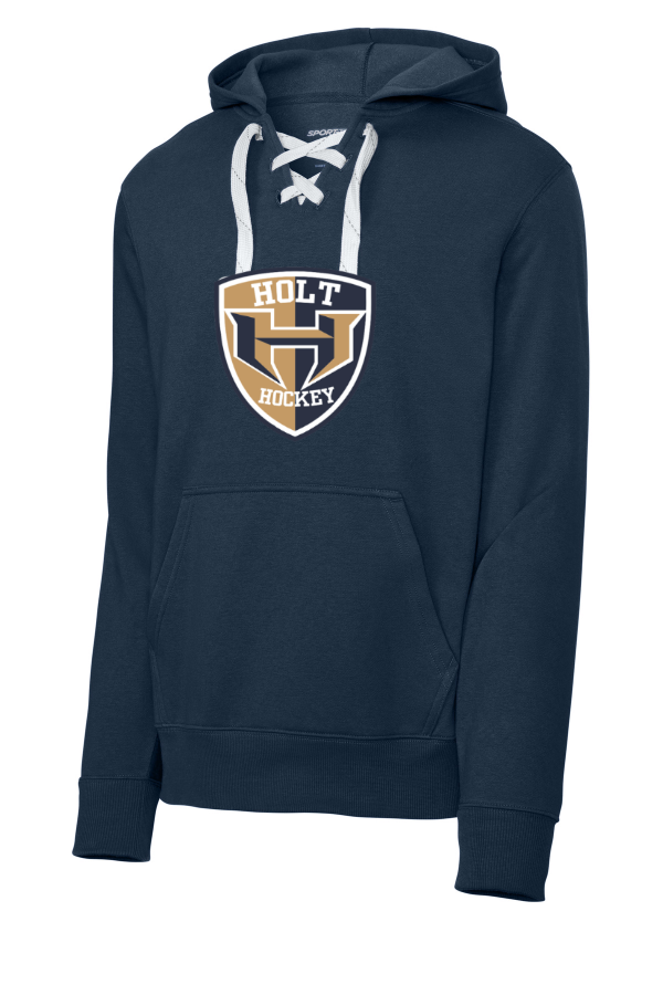 Lace Up Pullover Hooded Sweatshirt ST271