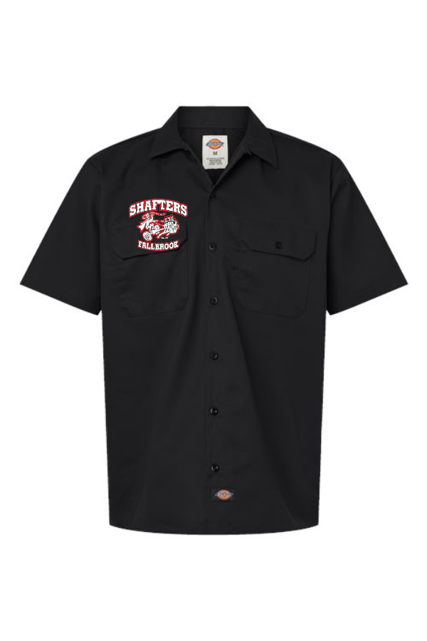 Dickies Short Sleeve Work Shirt-Black