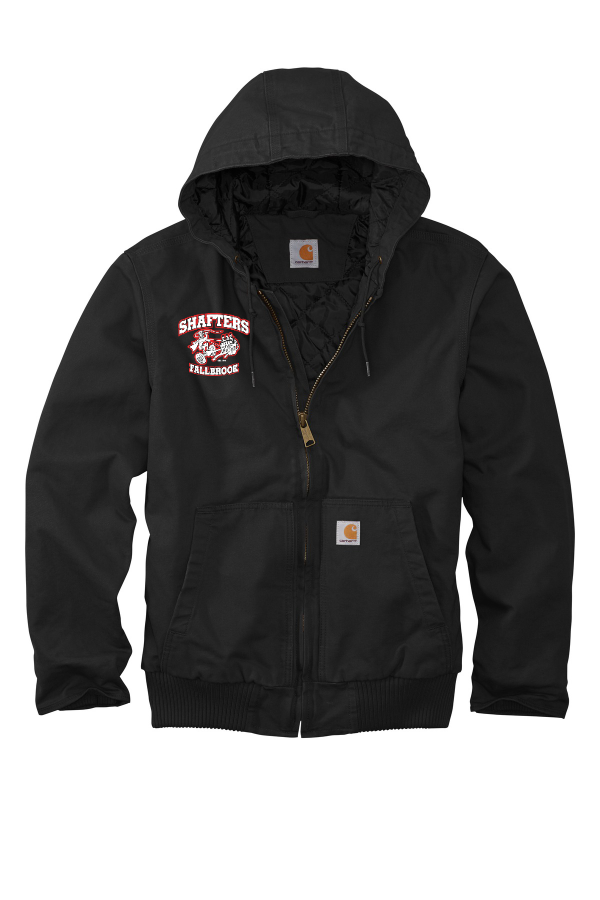 Duck Jacket with Embroidery-Shafter's logo