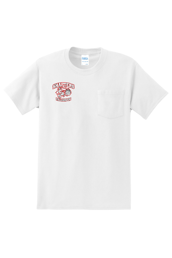 Tall Short Sleeve Pocket Tee White or Sport Grey