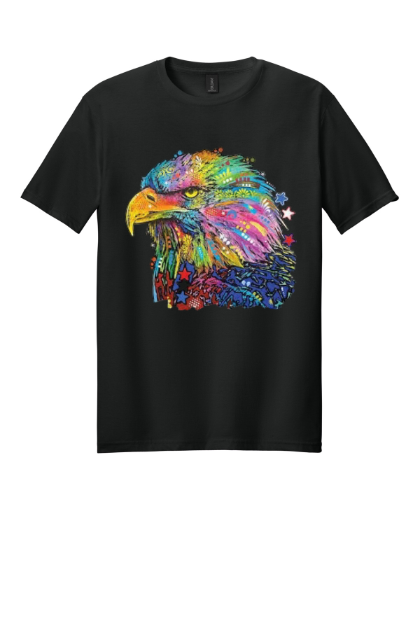 Colorful Majestic Bald Eagle T-shirt