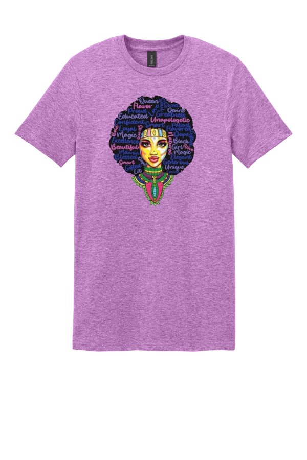 Black Woman Affirmation Afro T-Shirt