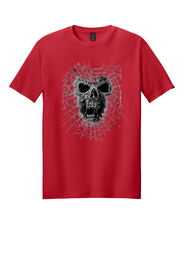 Spiderweb Demon Face T-Shirt