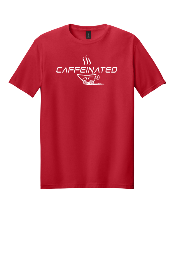 Caffeinated AF / Peace, Love, Coffee Junkiez Tshirt