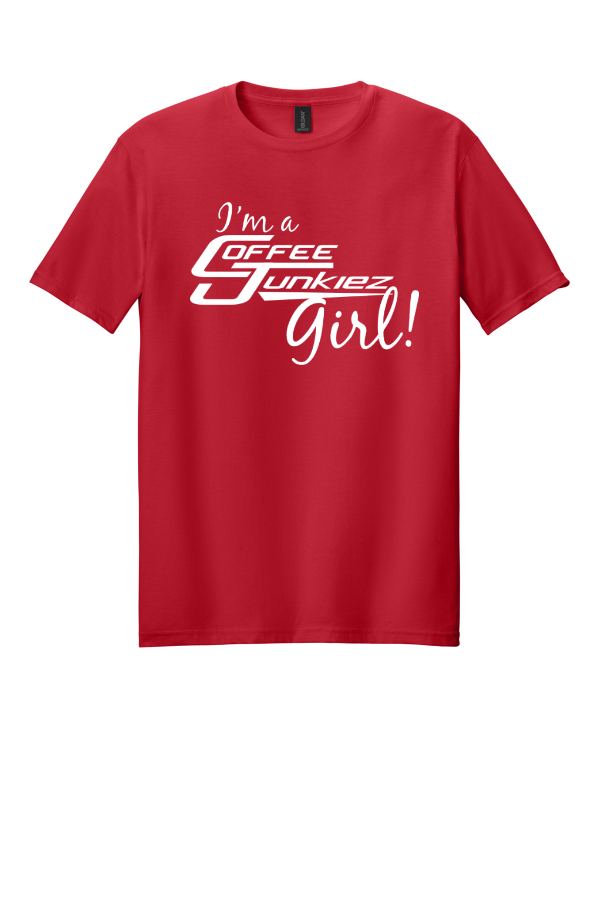 I'm a Coffee Junkiez Girl / Peace, Love, Coffee Junkiez tee