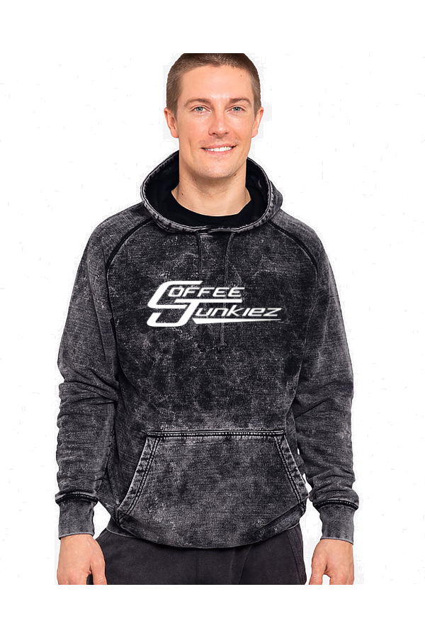 Coffee Junkiez / Pizza Junkiez Vintage Heather Hoodie