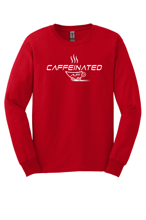 Caffeinated AF / Peace Love Coffee Junkiez  Long Sleeve T-Shirt