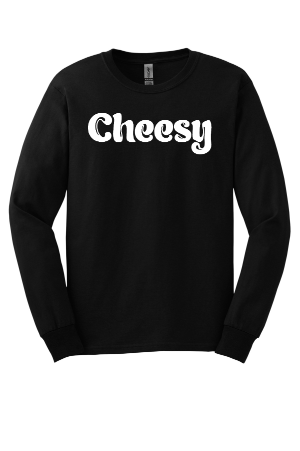 Cheesy / Pizza Junkiez Long Sleeve T-Shirt