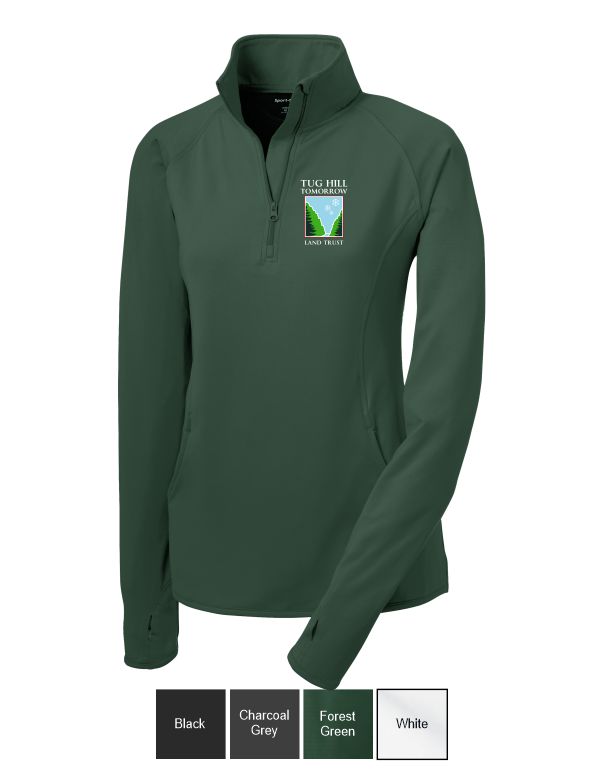 Sport-Tek Ladies Sport-Wick Stretch 1/2-Zip Pullover