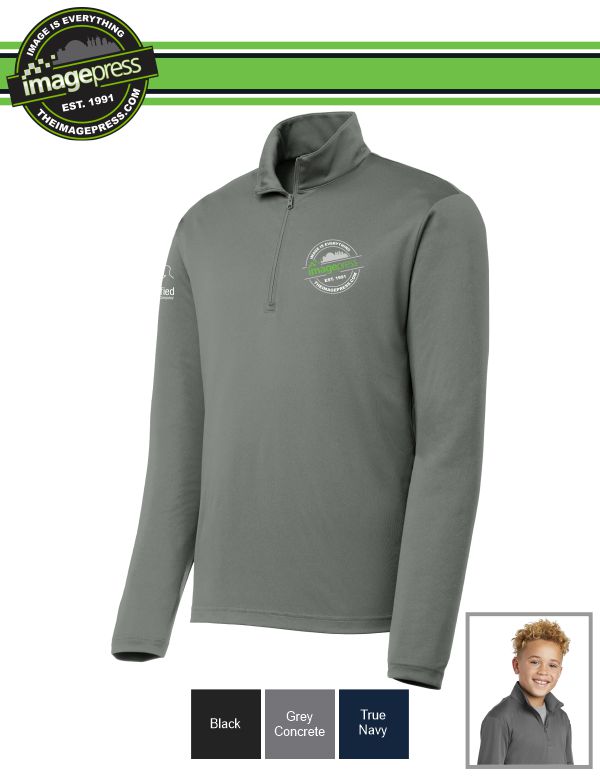 Sport-Tek  Youth PosiCharge  Competitor  1/4-Zip Pullover