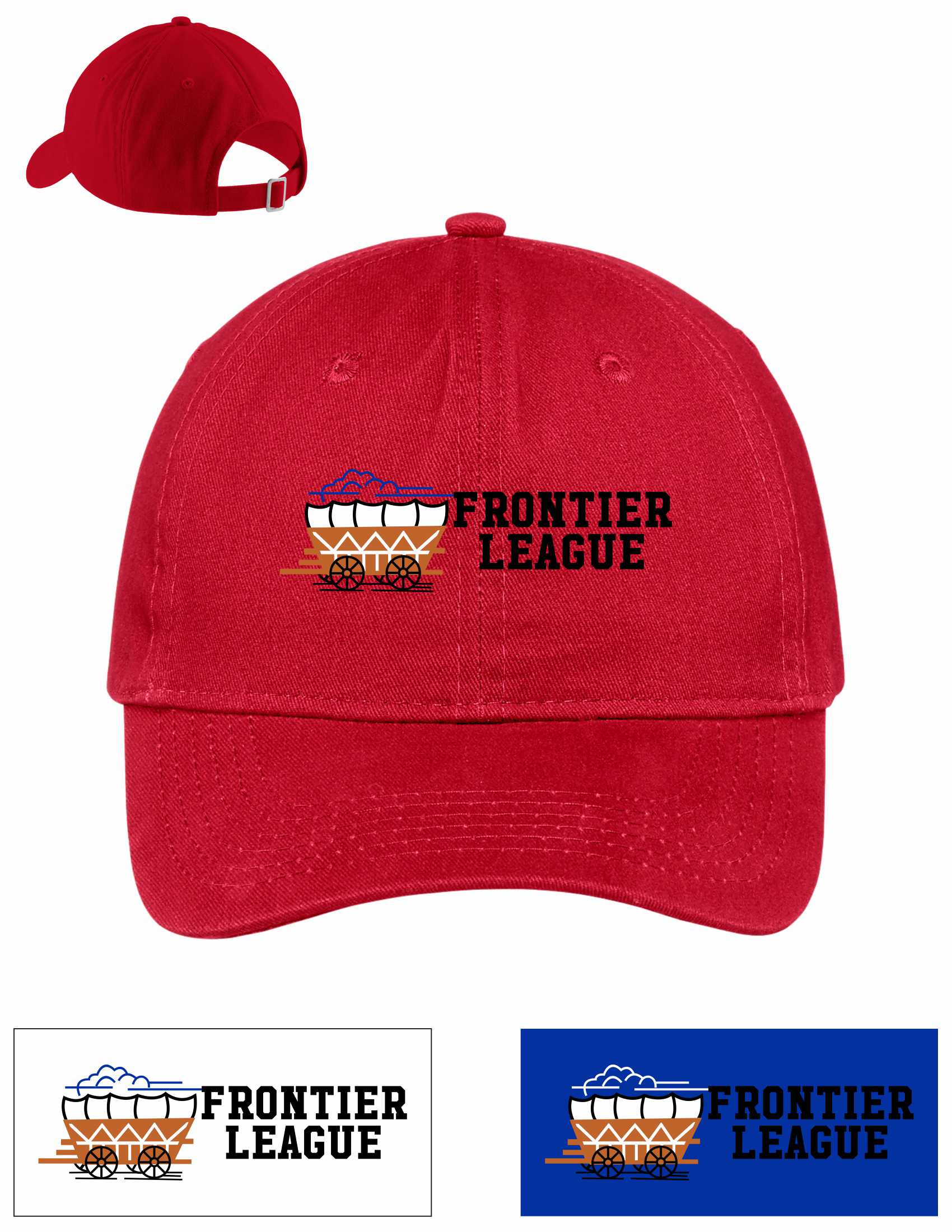 Port & Co Brushed Twill Low Profile Cap