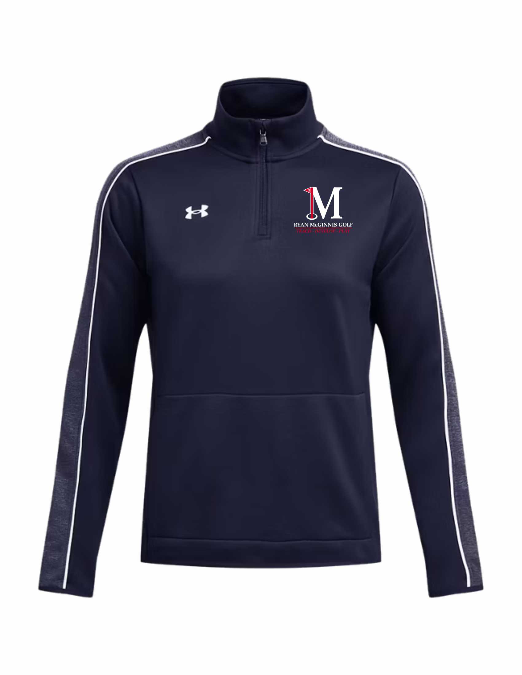 UA WOMENS Command Quarter Zip - Navy