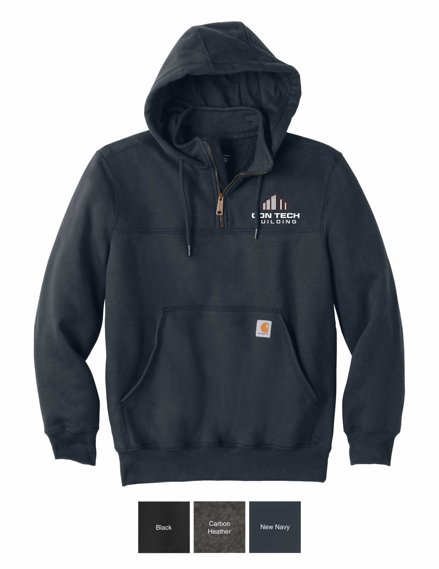 Carhartt Rain Defender Paxton Heavyweight Hooded Zip Mock Sweatshirt