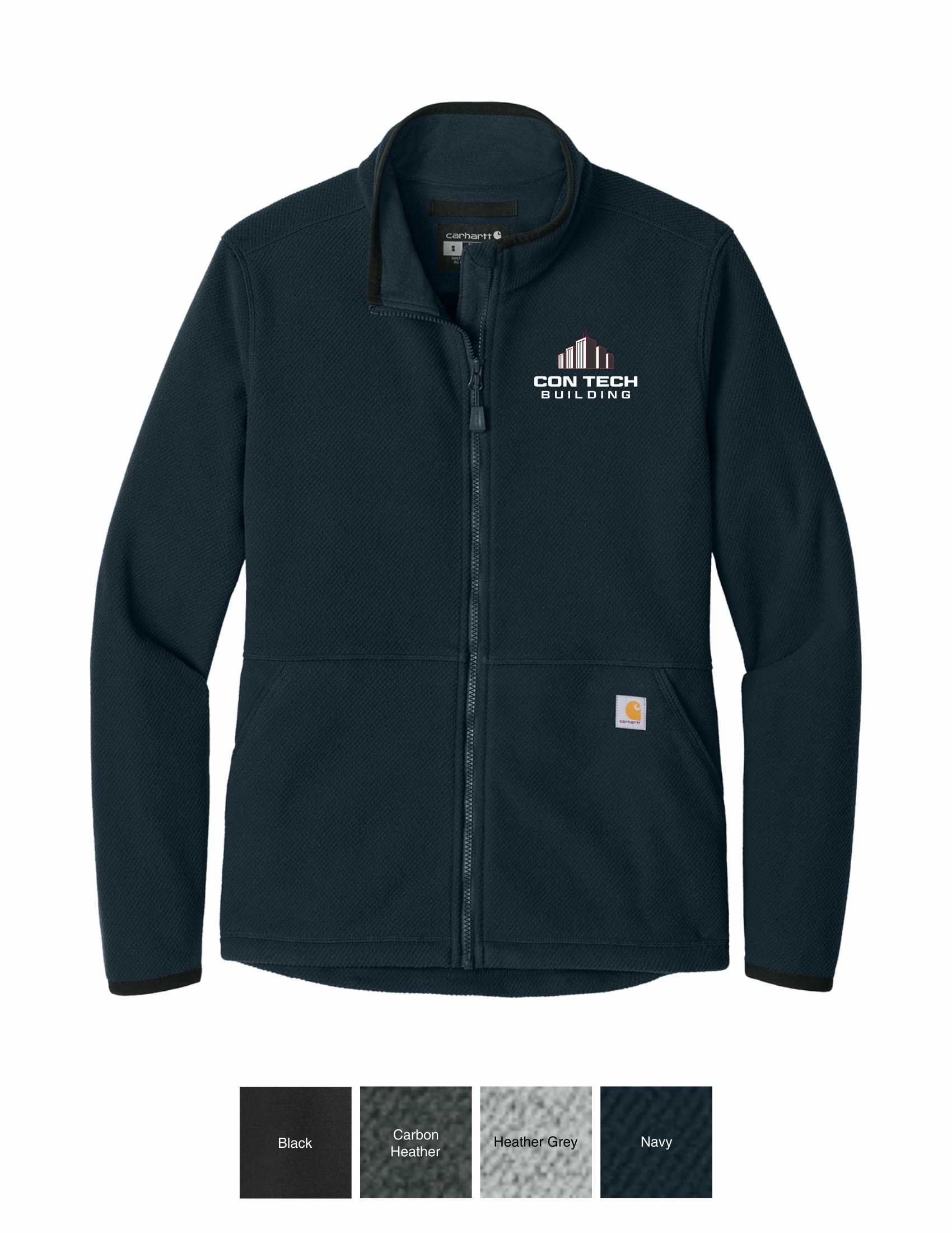 Carhartt WOMENS Textured Full-Zip Fleece Jacket