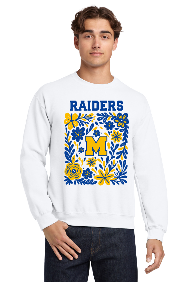 Crewneck Sweatshirt- Floral M