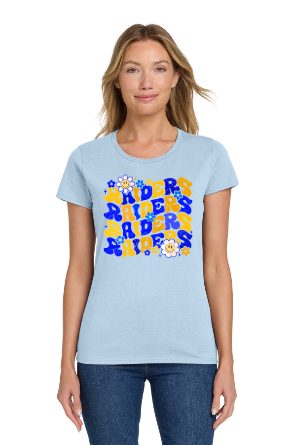 Women s Cotton 100% Cotton T-Shirt - Raiders Smiles