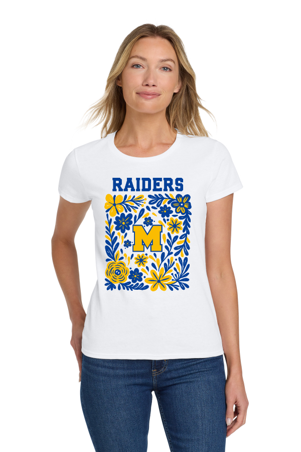 Women s Cotton T-Shirt - Floral M