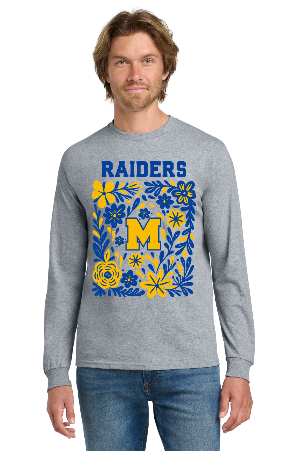 Long Sleeve T-Shirt - Floral M