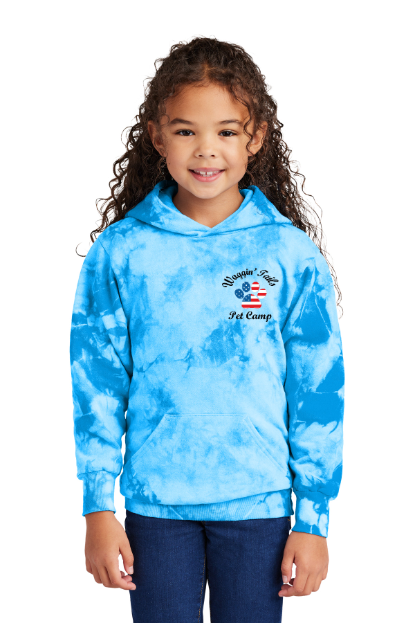 Youth Crystal Tie-Dye Pullover Hoodie