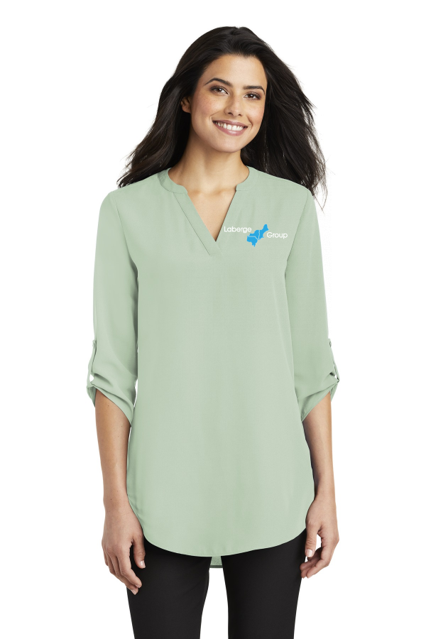 Ladies 3/4-Sleeve Tunic Blouse