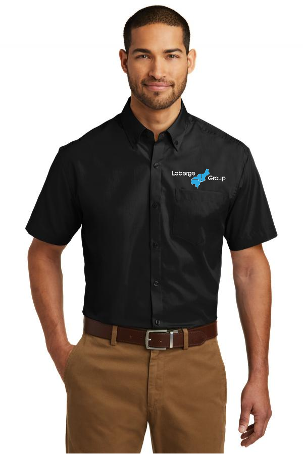 Short Sleeve Carefree Poplin Shirt