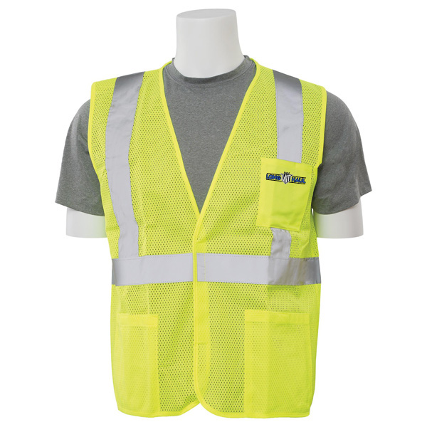 ERB Class 2 Economy Mesh Safety Vest with Pockets