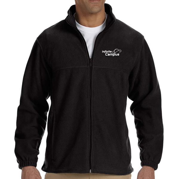M990 MEN's Harriton 8oz. Full Zip Fleece