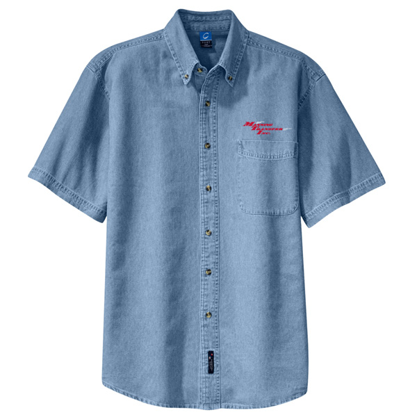 SP11 Port & Company® - Short Sleeve Value Denim Shirt