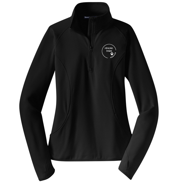 LST850 Sport-Tek Ladies Sport-Wick Stretch 1/4-Zip Pullover