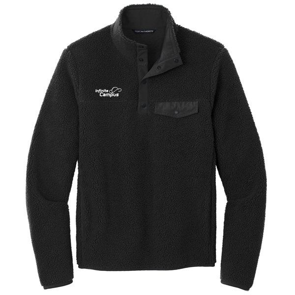 F140 Port Authority Camp Fleece Snap Pullover